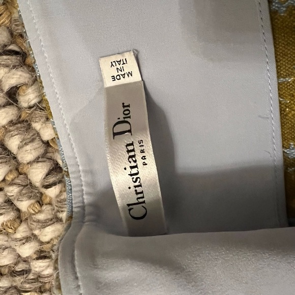 Runway Christian Dior wool/silk skirt size FR 40 - Picture 6 of 15